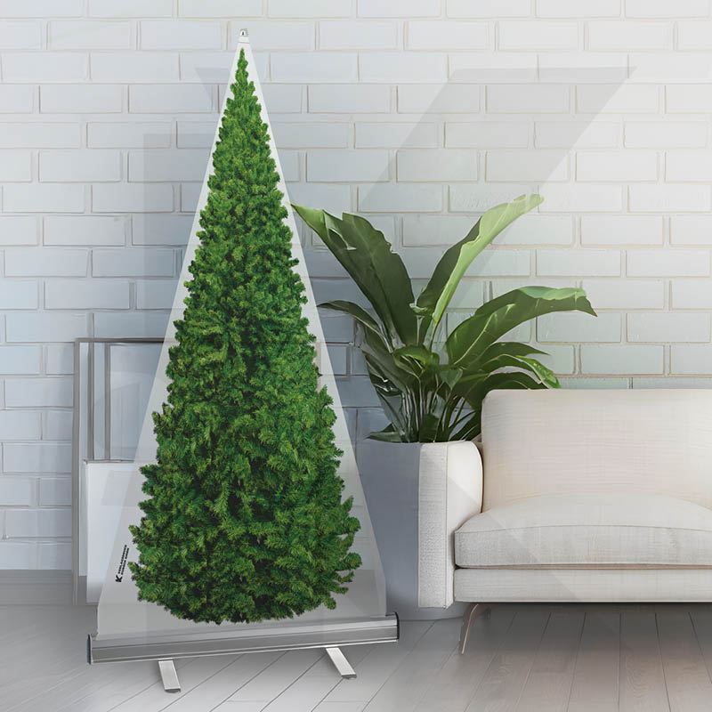 Rollup-Weihnachtsbaum – der Praktische