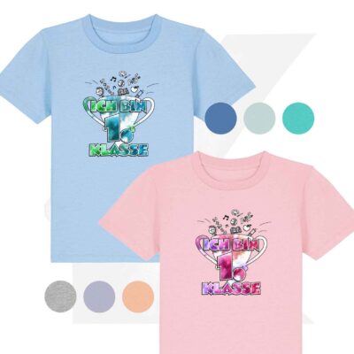 T-Shirt zur Einschulung "Ich bin 1. Klasse" – Geschenkidee für den ersten Schultag